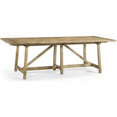 Timeless 96 Inch Sidereal French Laundry Table In Chestnut