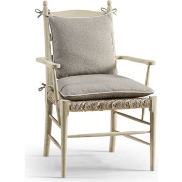 Timeless Doppler Ladderback Arm Chair In Stripped Oak