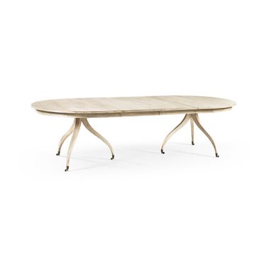 Timeless Solar Spider Double Pedestal In Bleached Walnut