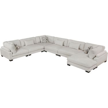Tinley 6-Piece Modular Sectional with Chaise In Beige