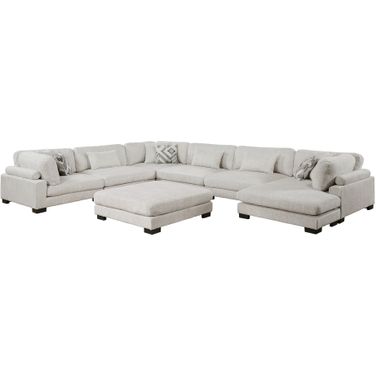 Tinley 7-Piece Modular Sectional with Ottoman In Beige