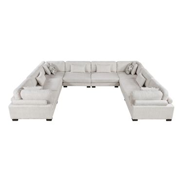 Tinley 8-Piece Modular Sectional In Beige