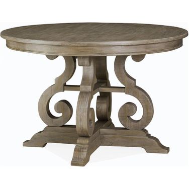 Tinley Park Dove Tail Grey 48 Inch Round Dining Table