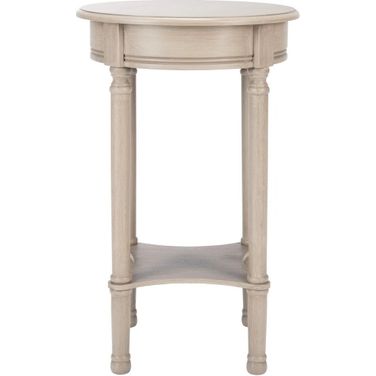 Tinsley Round Accent Table in Greige