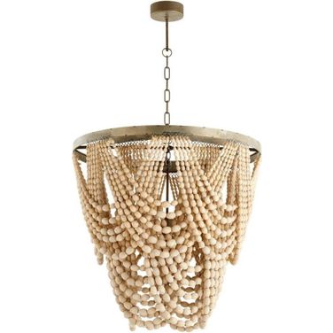 Tinted Raw Iron Large Hammock Pendant
