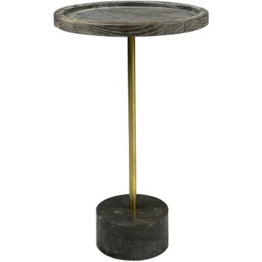 Tipton Small End Table In Brown and Black