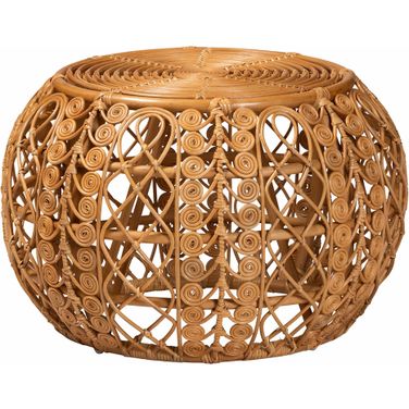 Tiramisu Coffee Table In Natural Brown Rattan