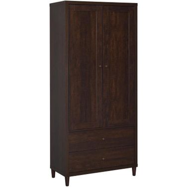 Wadeline 2-door Tall Accent Cabinet Rustic Tobacco