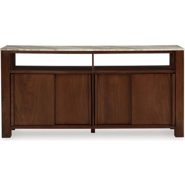 Tobinville Accent Cabinet In Dark Brown