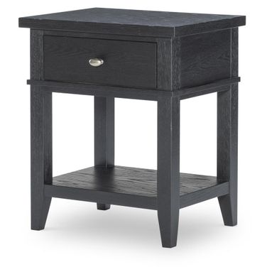 Today's Traditions 1 Drawer Open Night Stand In Blacksmith