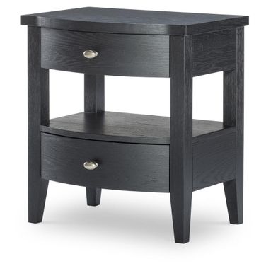 Today's Traditions 2 Drawer Open Night Stand In Blacksmith