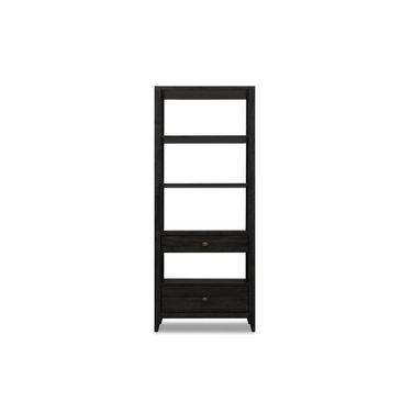 Today's Traditions 2 Shelvesa and 2 Drawer Bookcase In Blacksmith