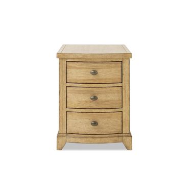 Today's Traditions 3 Drawer Chairside Chest In Natural Hickory
