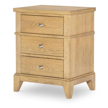 Today's Traditions 3 Drawer Night Stand In Natural Hickory