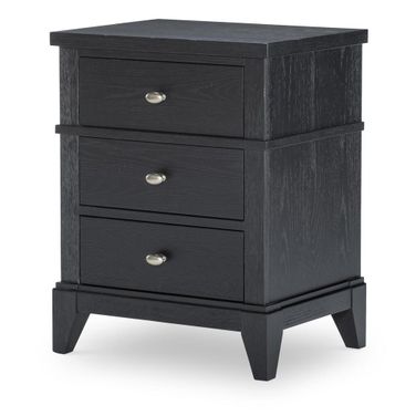 Today's Traditions 3 Drawer Night Stand with USB In Blacksmith