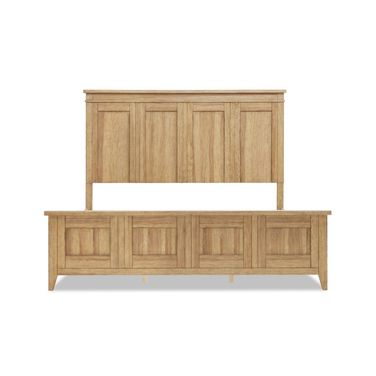 Today's Traditions Complete King Panel Bed In Natural Hickory