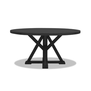 Today's Traditions Complete Round Pedestal Table In Blacksmith