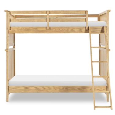 Today's Traditions Complete Twin Over Twin Bunk Bed In Natural Hickory