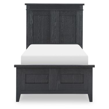 Today's Traditions Complete Twin Panel Bed In Blacksmith