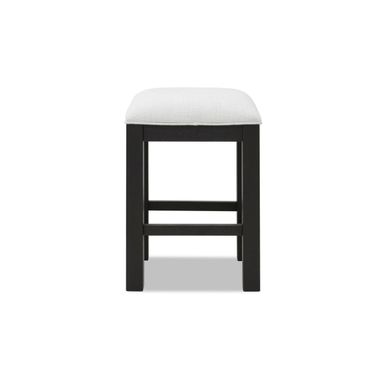 Today's Traditions Upholstered Backless Counter Chair In Blacksmith