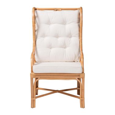 Todd Arm Chair In Natural Rattan