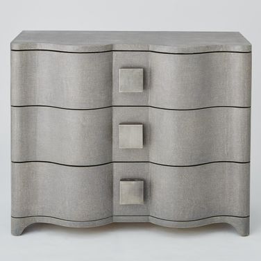 Toile Linen Chest In Grey