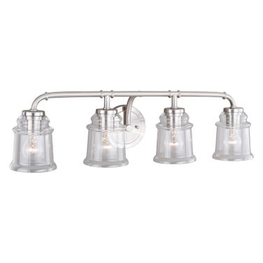 Toledo 4L Vanity In Satin Nickel