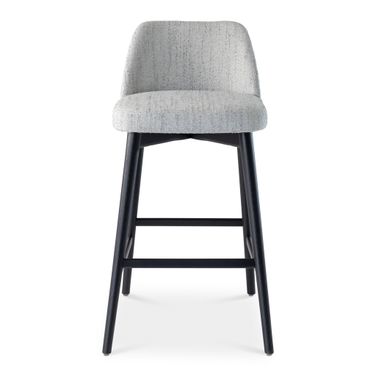 Tonia Bar Stool In Grey Mix And Ebano