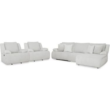 Top Tier 3-Piece Reclining Living Room Set In Alloy