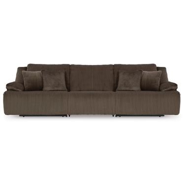 Top Tier 3-Piece Sectional Sofa In Chocolate
