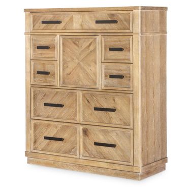 Torrance 1 Door and 9 Drawer Chest In Aged Driftwood