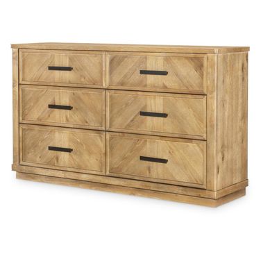 Torrance 6 Drawer Dresser In Aged Driftwood