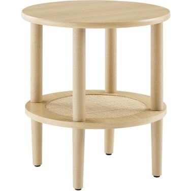 Torus Round Side Table In Oak