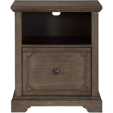 Toulon Distressed Dark Oak Lateral File Cabinet