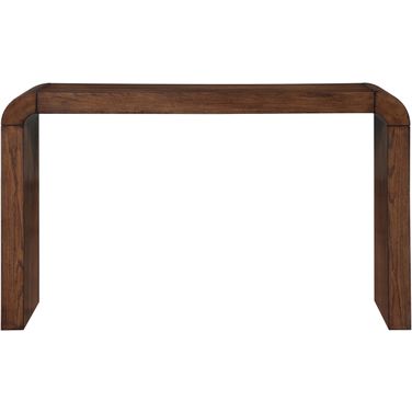 Toulon Oak Veneer Console Table In Brown