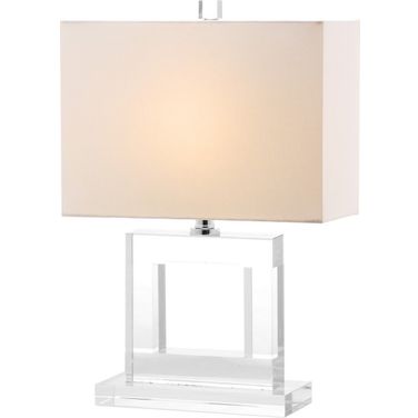 Town 20.5 Inch Square Crystal Lamp
