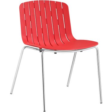 Trace Dining Side Chair In Red