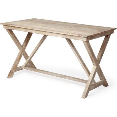 Tracy Natural Frame Wood Office Desk