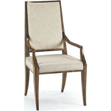 Traditional Barcelona Arm Chair In Brown