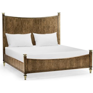Traditional Barcelona King Bed In Brown
