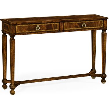 Traditional Buckingham Empire Console Table In Mahogany