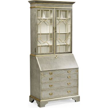 Traditional Buckingham Georgian Gilded Secretary In Grey