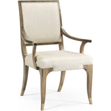 Traditional Hamilton Dining Arm Chair In Golden Amber