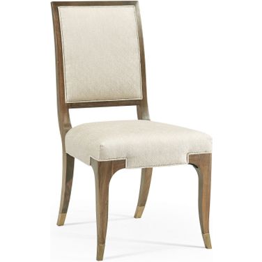 Traditional Hamilton Upholstered Dining Side Chair In Golden Amber