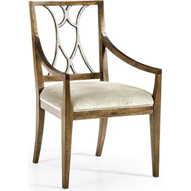 Traditional Osborne Arm Chair In Brown