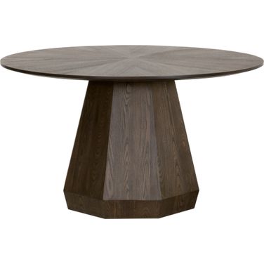 Traditions Coulter 54 Inch Round Dining Table In Ash Brown