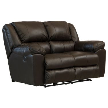 Transformer II Chocolate Leather Power Reclining Loveseat