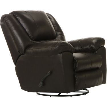 Transformer II Italian Leather Match Chaise Recliner In Chocolate