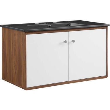 Transmit 36 Inch Wall-Mount Bathroom Vanity