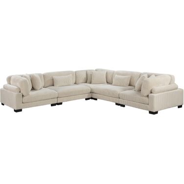 Traverse 5-Piece Modular Sectional In Beige